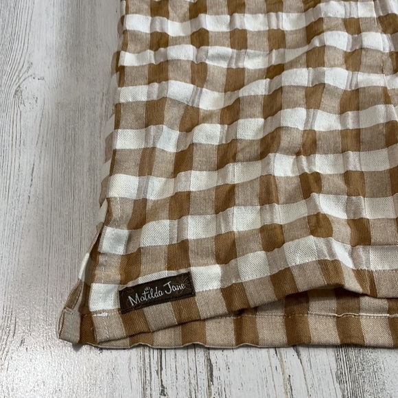 Matilda Jane Annabelle Plaid Off Shoulder Top Size XXL. NWT - Picture 9 of 11